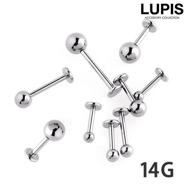 LUPIS（ルピス） ボディピアス 14G ラブレットスタッド サージカル