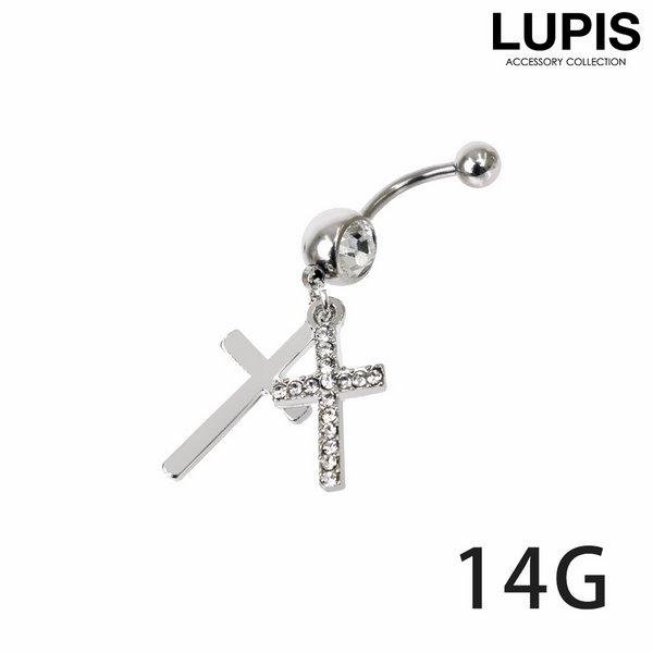 LUPIS（ルピス） ボディピアス 14G バナナバーベル へそピアス