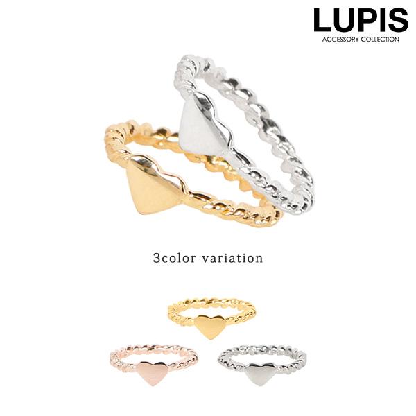 ピンキーリング ファランジリング ミディリング ハート シンプル ルピス Q451 Lupis 通販 Yahoo ショッピング