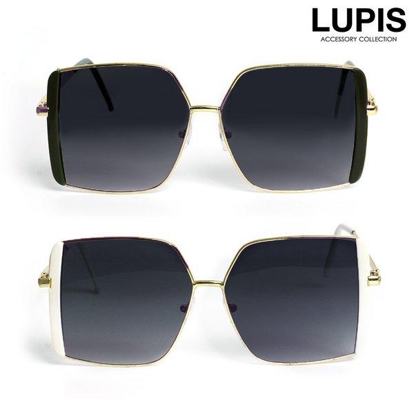 LUPIS（ルピス） サングラス レディース スクエア ペンタゴン ポリゴン