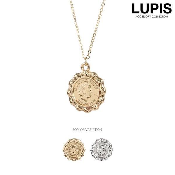 ネックレス レディース シンプル コイン ゴールド シルバー ルピス V0664 Lupis 通販 Yahoo ショッピング