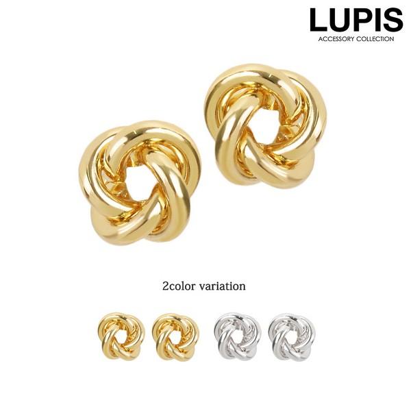 ピアス シンプル 編み込み ツイスト 小さめ 大人 ルピス V1013 Lupis Yahoo 店 通販 Yahoo ショッピング