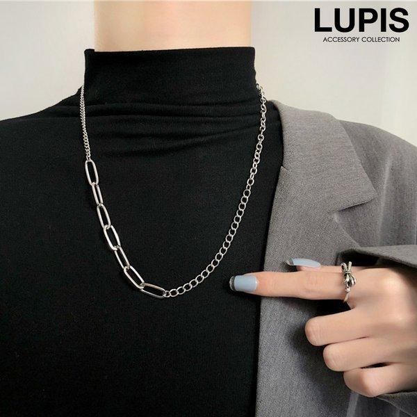 LUPIS ネックレス レディース チェーン アシメ アシンメトリー