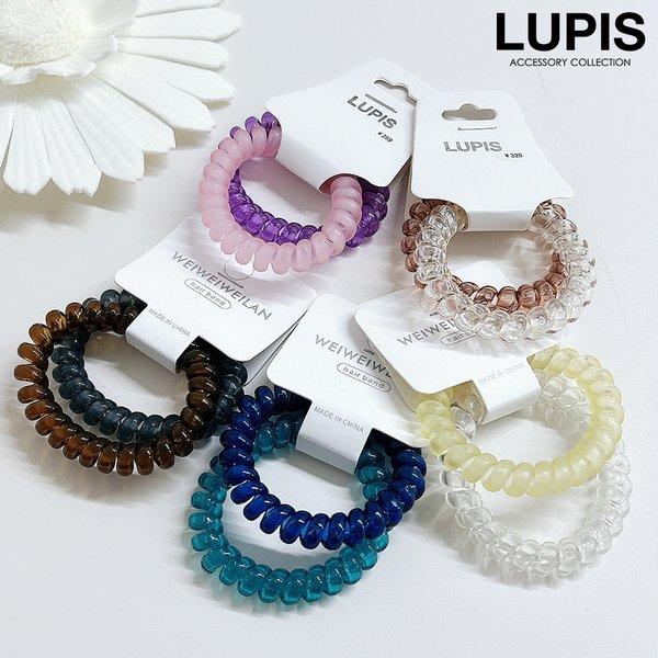 LUPIS（ルピス） ヘアゴム 後のつかないヘアゴム スプリングヘアゴム