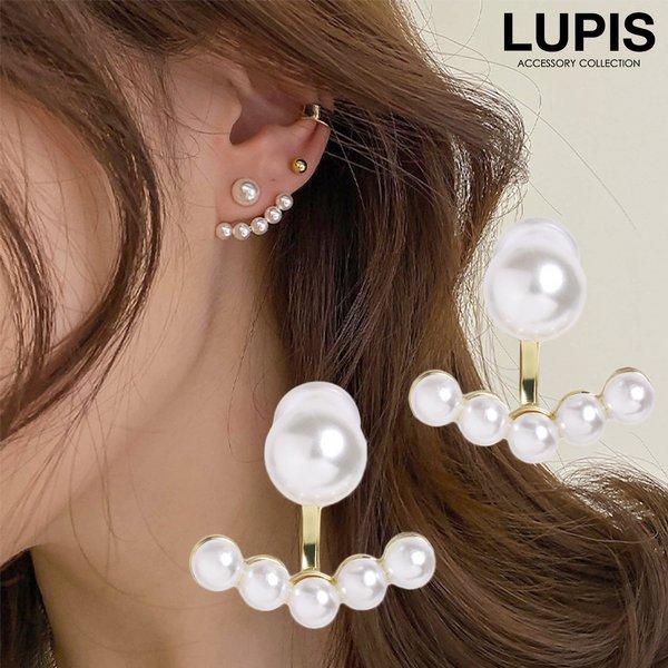 LUPIS（ルピス） ピアス レディース バックキャッチ カーブライン