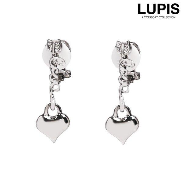 LUPIS（ルピス） イヤリング レディース ハート 英字 文字 メタル