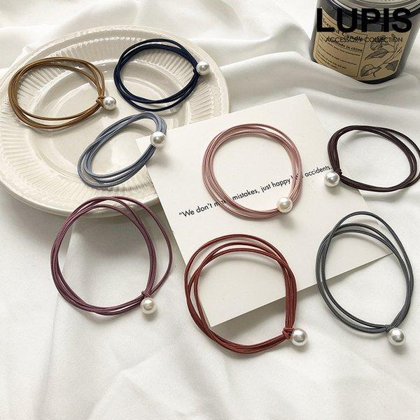 LUPIS（ルピス） ヘアアクセサリー ヘアゴム パール 1粒 ワンポイント