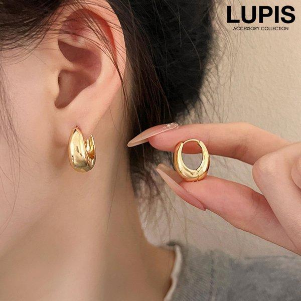 LUPIS（ルピス） ピアス レディース メタル フープピアス シンプル