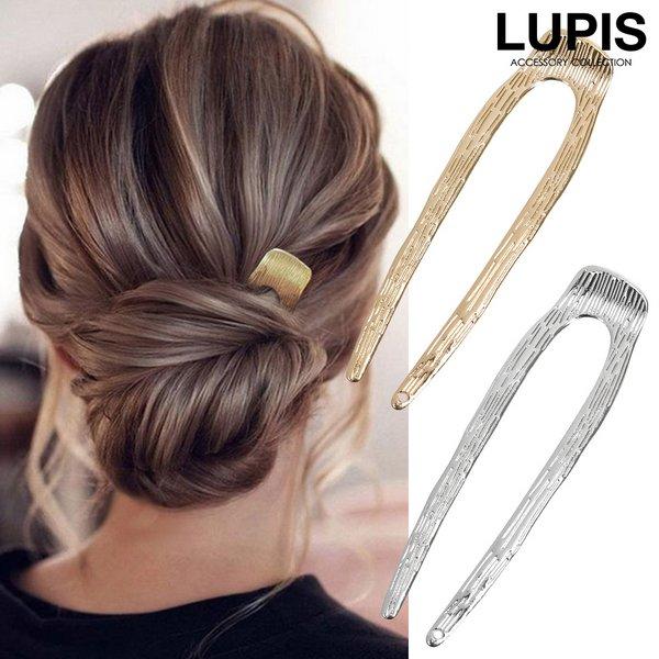 品番 : v2327サイズ : 長さ約9.6cm × 幅約2.7cmその他 : モニター・撮影環境により実際の商品と色味が異なる場合があります。商品の説明シンプルでおしゃれなメタルU字コーム。お団子に差し込むだけで、華やかなアレンジに仕上が...