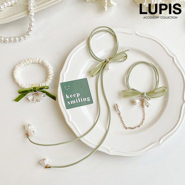 LUPIS（ルピス） ヘアゴム ヘアアクセサリー すずらん フラワー リボン