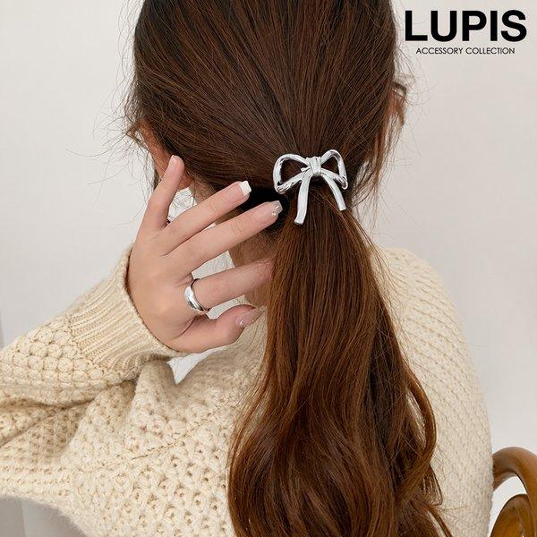 LUPIS（ルピス） ヘアゴム ヘアアクセサリー リボン メタル シンプル