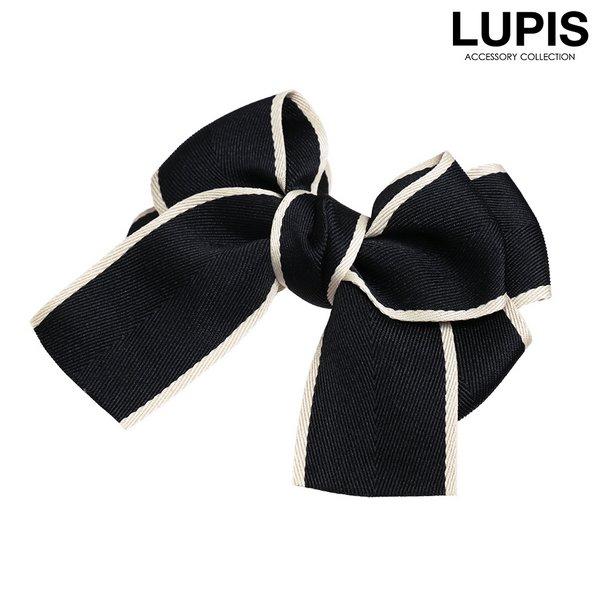 品番 : v2676サイズ : (クリップ)約5.5cmモチーフサイズ : 横幅約12cm × 高さ約10cmその他 : モニター・撮影環境により実際の商品と色味が異なる場合があります。商品の説明バイカラーのラインが目を引くリボンヘアクリッ...