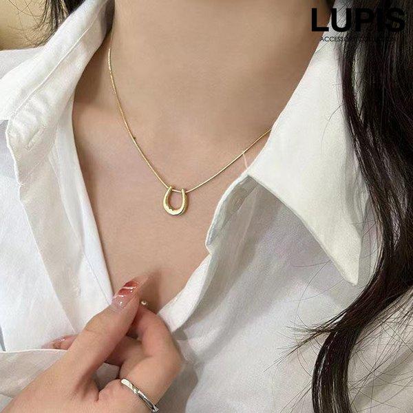 LUPIS（ルピス） ネックレス レディース ホースシュー 蹄 馬蹄 