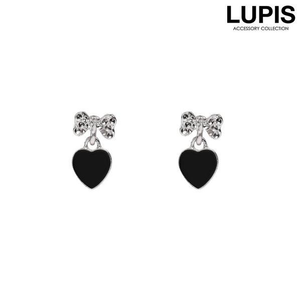 LUPIS（ルピス） ピアス レディース リボン ハート モノトーン モード