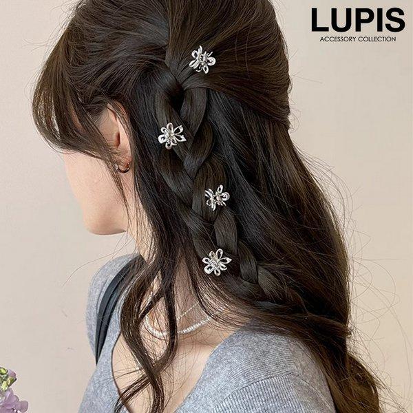 LUPIS（ルピス） ヘアアクセサリー ヘアクリップ フラワー メタル