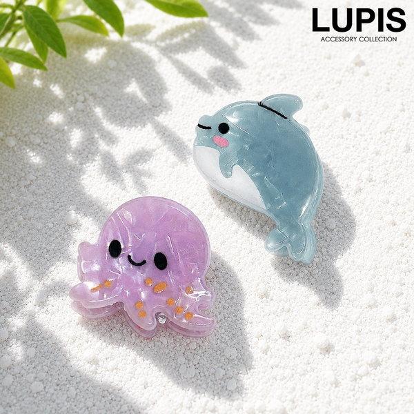 LUPIS（ルピス） ヘアアクセサリー ヘアクリップ 小さめ ミニ アニマル