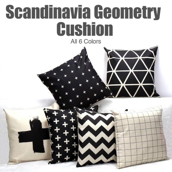 北欧デザイン クロス柄 クッション 45 45cm 全6種 インテリア 雑貨 生活 ソファ ベッド カバー Cross Cushion 1 Lupo 通販 Yahoo ショッピング