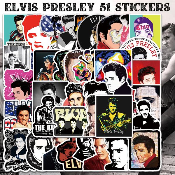 エルヴィス・プレスリー ステッカー 51枚セット Elvis Presley