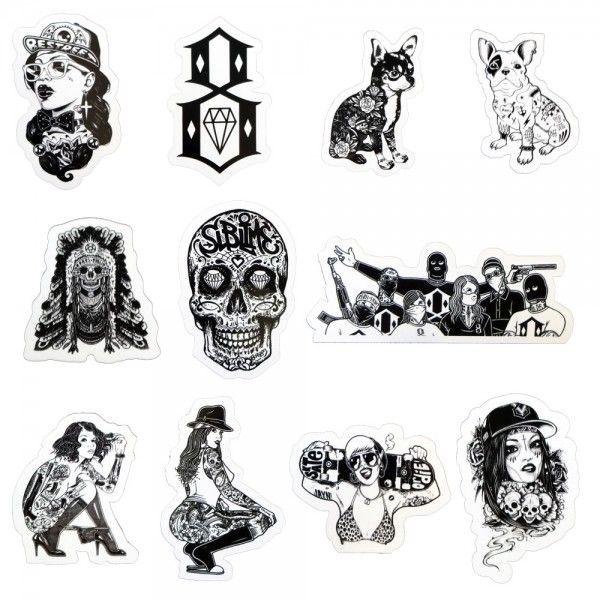 送料無料 タトゥーステッカー 11枚セット Tattoo 入れ墨 タトゥシール Tattoo Sticker ハードコア パンク 音楽 犬 フレンチブルドッグ Buyee Buyee Japanese Proxy Service Buy From Japan Bot Online