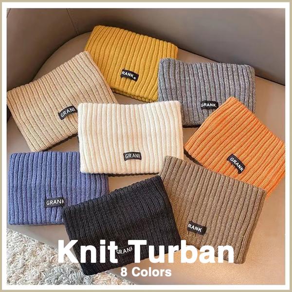 【商品説明】幅広のニットターバンです。伸縮素材を使用したシンプルなデザインです。男女共にお使いいただけます。【カラー】ブラックグレーカーキマスタードネイビーオレンジピンクオフホワイト【サイズ】サイズ：フリー19cm*12cm※伸縮します。【...