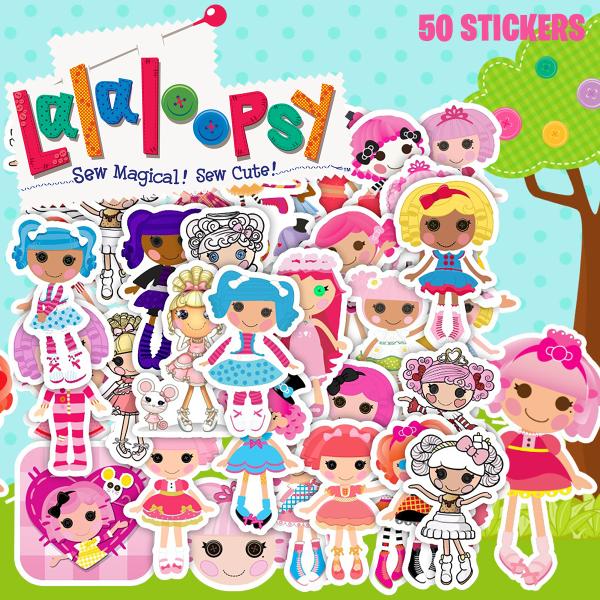 ララループシー Lalaloopsy ステッカー 50枚セット PVC 防水 シール