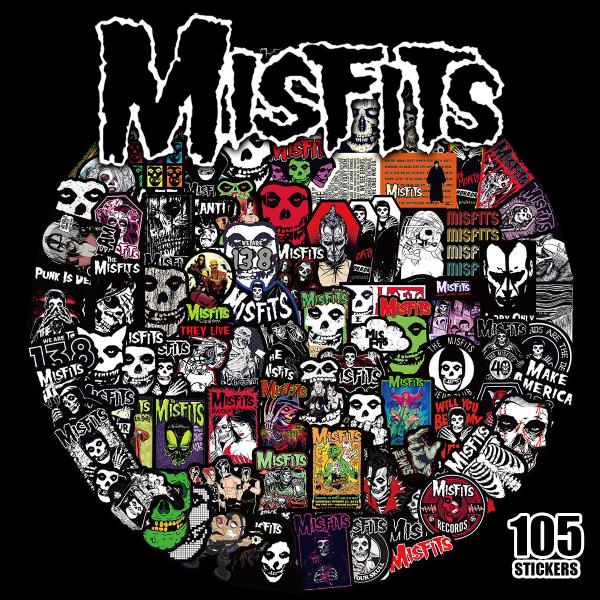 Misfits ミスフィッツ ステッカー 105枚セット PVC 防水 シール Punk