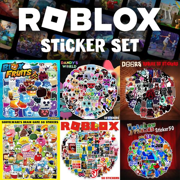 ROBLOX ( ロブロックス )で人気のあるゲームのステッカーセットです。防水加工ですので幅広い用途でご使用頂けます。スーツケースやパソコン、スケートボードなどに最適！デザインごとにサイズは異なりますが1枚あたりのサイズは約5cm×8cm...