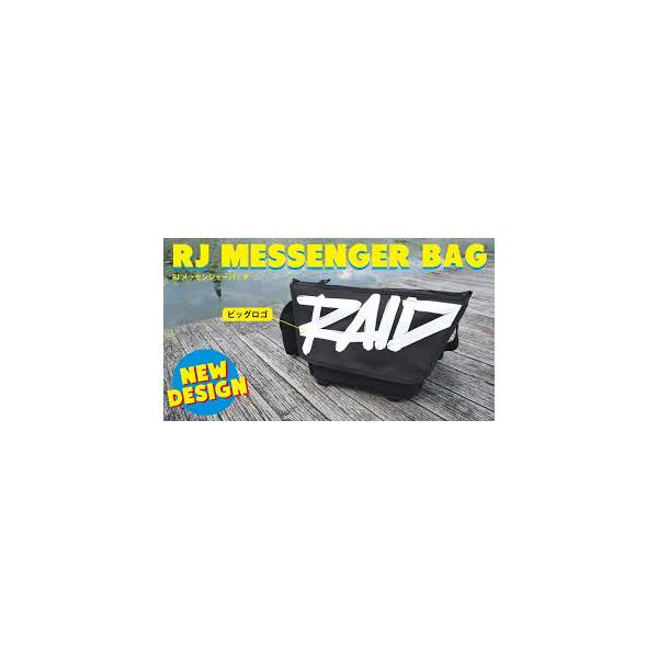 RAID RJ MESSANGER BAG ブラック レイドジャパン RJ メッセンジャーバッグ ラージ 27L - 【バス