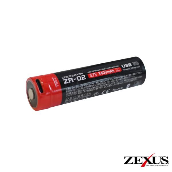 他サイト： 冨士灯器　ZEXUS専用充電池　ZR-02の商品画像