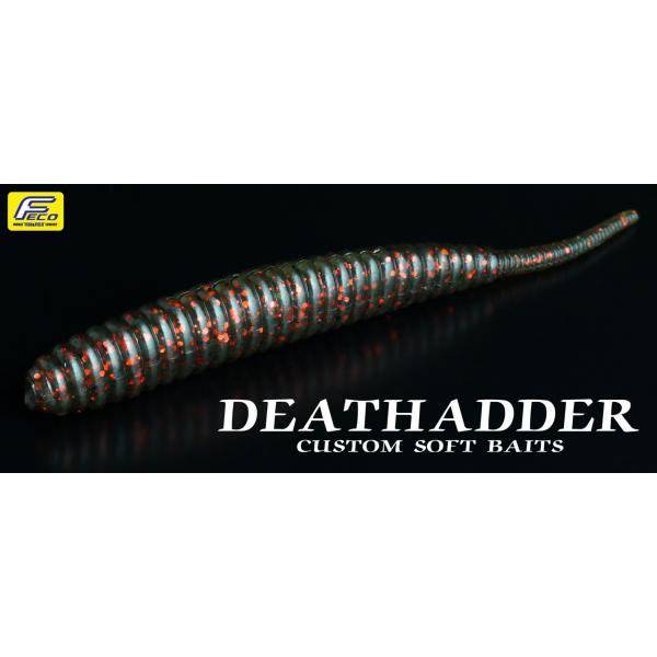 ミドストセッティングでは、比重が軽いことにより重心位置を分散させず、ジグヘッド側に集中することでローリングアクションがさせ易く、また水平姿勢を保ったスイミング姿勢となり、僅かな姿勢変化も毛嫌いしてしまうようなセレクティブなバスにも反応させる...