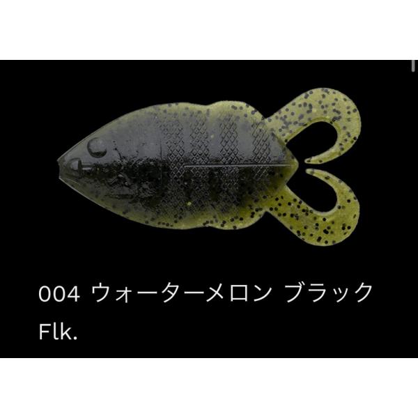 ワイド＆フラット型ギル系ソフトベイトが「フリップギル」。上宙層にサスペンドしたブルーギルに付いたバスを釣る場合、着水音から始まるフォール主体のカバーゲームとなることが多く、「フリップギル」のナチュラルな着水音と、揺れるようなスライド＆ワイド...