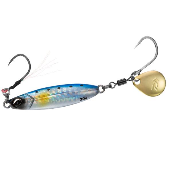 サワラキャスティングゲームはもちろん、根魚や青物狙いに効果的なオールシーズン対応ブレードジグ！人気のサワラブレードジギングに対応するコンパクトジグ。安定感抜群の低重心ボディと小型ブレードで超早巻きに対応。ブレードのキラメキと波動がサゴシ、サ...