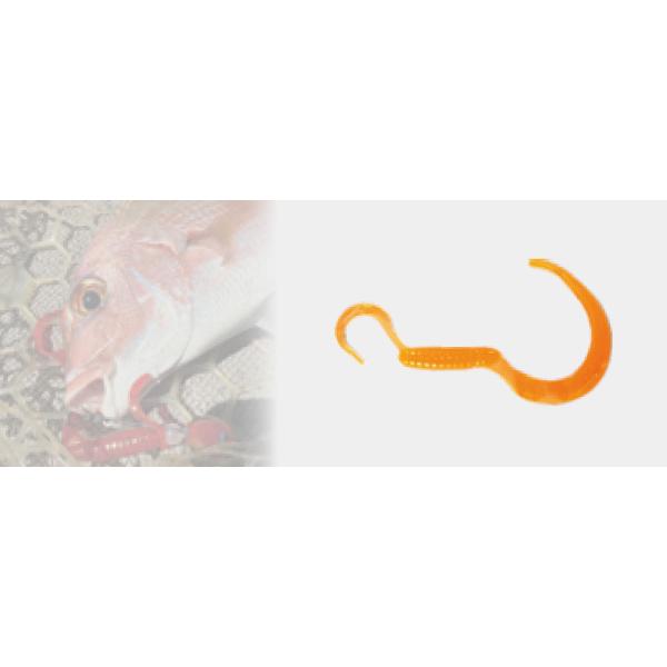 テールのボリュームを使い分けて誘うワーム球専用設計ワーム！状況に合わせてテールのボリュームを使い分けることが可能！差し込み穴を設けているので、簡単にセッティングできます！