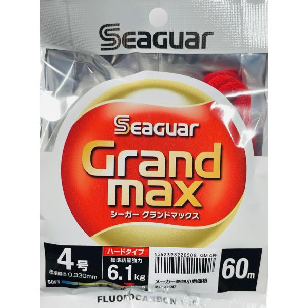 Seaguar シーガー グランドマックス 60m 4号 フロロカーボン