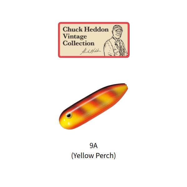 Heddon ヘドン ベビートーピード 9A Yellow Perch チャック