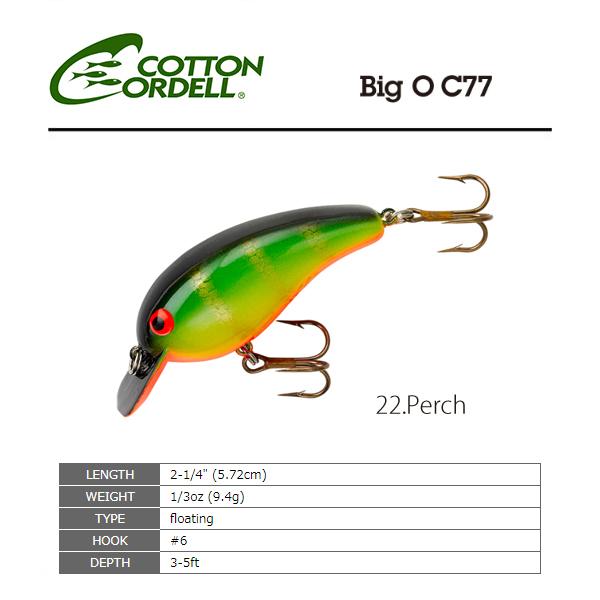コットンコーデル（COTTON CORDELL） C77 ビッグオー 22 Perch