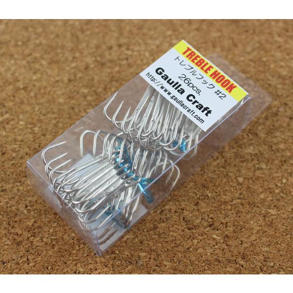 ガウラクラフト トレブルフック ＃2 （26本入） : lureshopSAWAヤフー