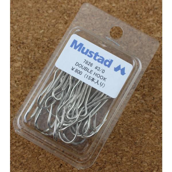 マスタッド 7826 ダブルフック ＃3/0 （15本入） : lureshopSAWAヤフー