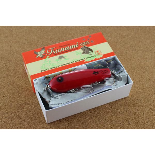 津波ルアーズ ニーヴァ・ジーニョ・ラント ＃Fire Red [Eddy Prop