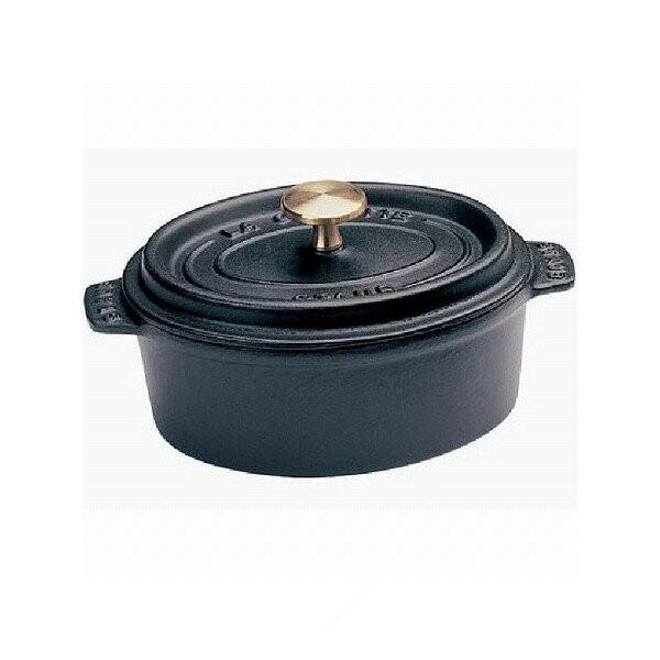 Staub ストウブ ピコ・ココット オーバル 23cm ブラック 40500-231 