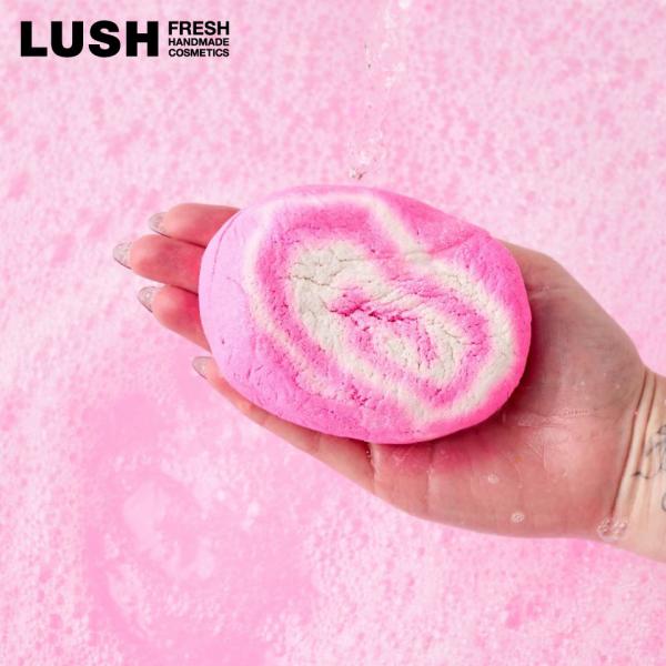 LUSH スノーフェアリー ロール バブルバー 泡風呂 入浴剤 クリスマス 数量限定 ギフト プレゼント 雪の妖精 甘い 香り 保湿 ラッシュ 公式