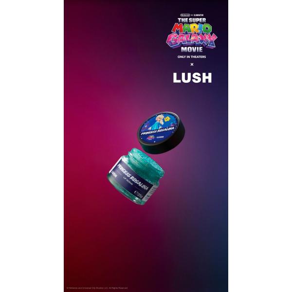 LUSH ロゼッタ＆チコ リップスクラブ 限定 2026 ザ・スーパーマリオギャラクシー・ムービー リップケア コスメ プレゼント ラッシュ 公式