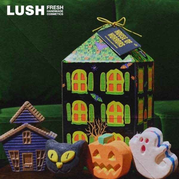 LUSH ハウス オブ ホラーズ ギフト ギフトセット 詰め合わせ プレゼント ハロウィン 数量限定 バスボム バブルバー 入浴剤 泡風呂 お風呂 保湿 ラッシュ 公式