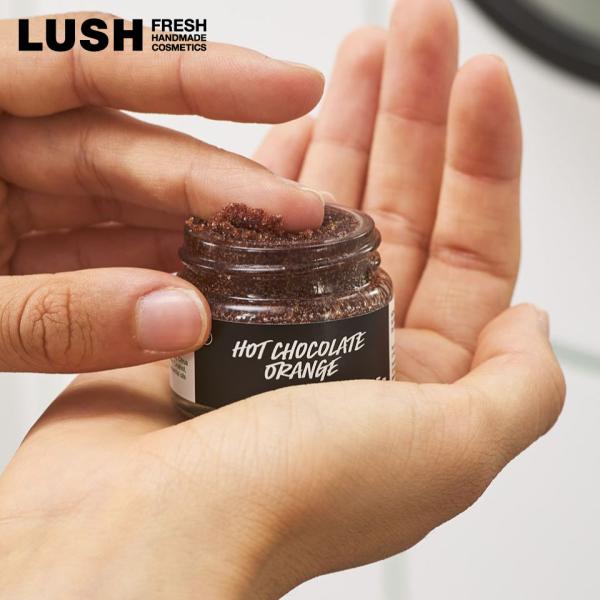 LUSH ホットスイートシトラス オレンジ リップスクラブ 角質ケア クリスマス 数量限定 ギフト プレゼント 唇 保湿 砂糖 スキンケア 柑橘 甘い ラッシュ 公式