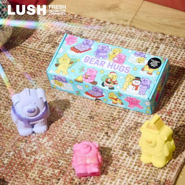LUSH ベアハグ ギフト ギフトセット 詰め合わせ クリスマス 数量限定 プレゼント バスボム 入浴剤 お風呂 保湿 くま かわいい 癒やし ラッシュ 公式