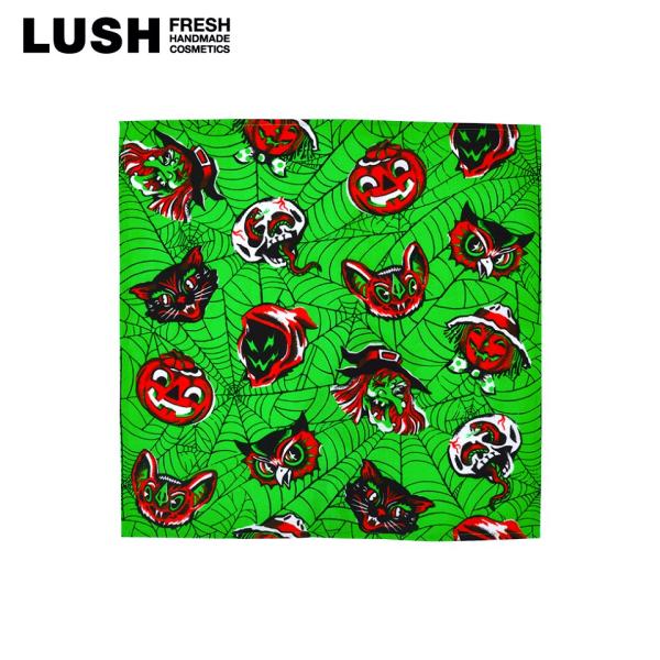 LUSH クリープイットリアル コムレイド ノットラップ Knot wrap 風呂敷 誕生日 お礼 50cm ラッピング ギフト プレゼント ラッシュ 公式