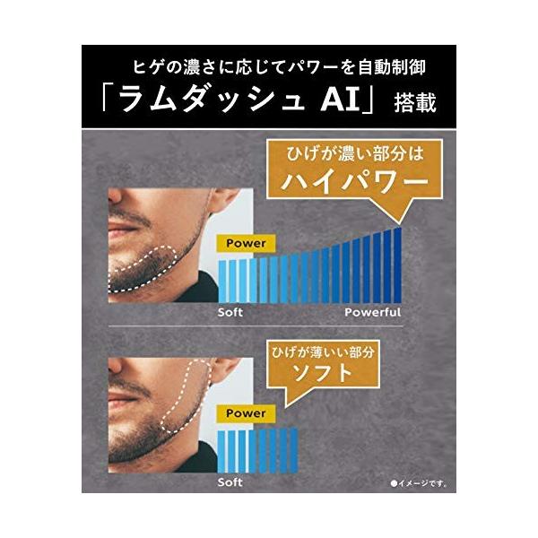 パナソニック ラムダッシュ メンズシェーバー 5枚刃 シルバー調 Es