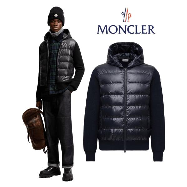 MONCLER（モンクレール） メンズ ダウンジャケット Padded Wool Zip-Up