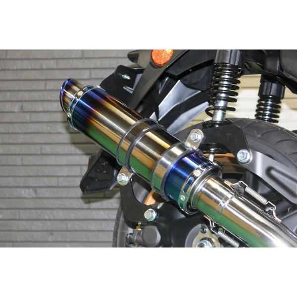 HMS NMAX125 NMAX155 SEG6J SG66J バイクマフラー シグナス グリファス 8BJ-SEJ4J M-DX ステンレス ブルーカラー マフラー バイクパーツ フルエキ