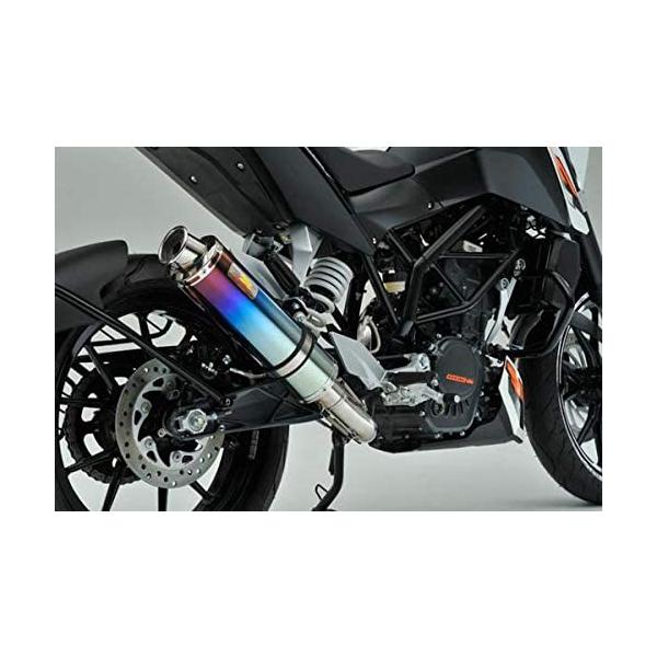 KTM Realize KTM デューク125 デューク200 バイクマフラー 22Racing Ti